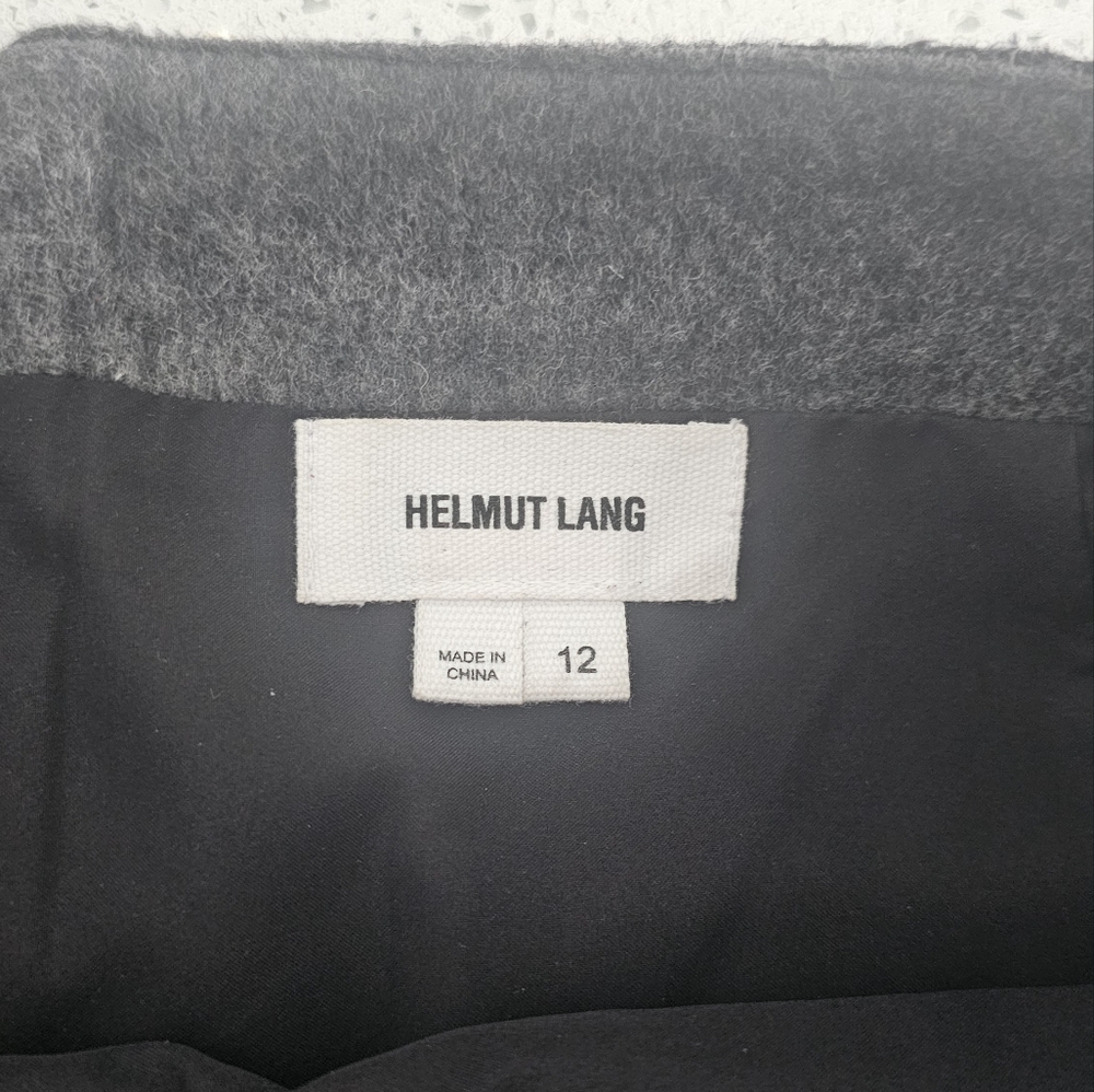 Helmut Lang Varigated Wool Skirt Sz 12